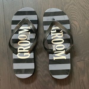 “Groom” Flip Flops